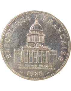 Panthéon 100 francs Argent 1988 Pessac 2