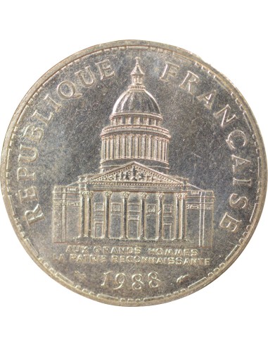 Panthéon 100 francs Argent 1988 Pessac