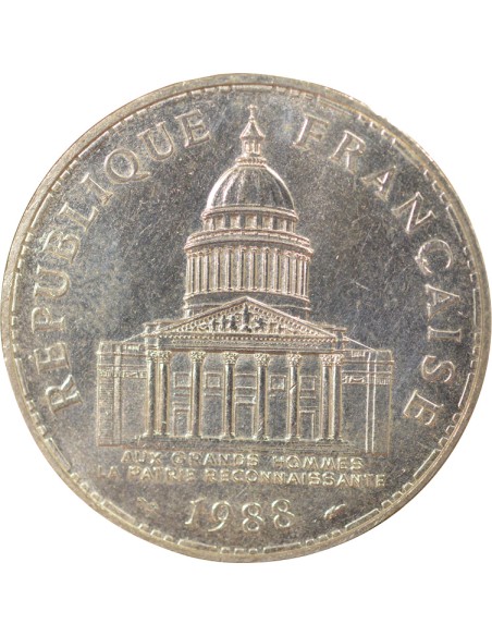 Panthéon 100 francs Argent 1988 Pessac