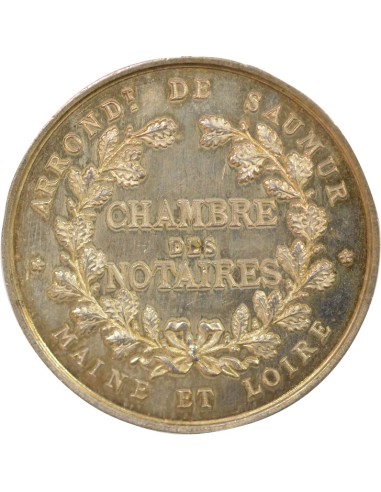 Notaires 1 jeton Argent Corne (ap. 1880)