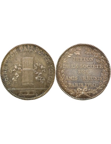 Franc Maçon 1 jeton Argent 1780