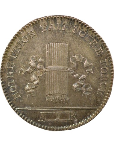 Franc Maçon 1 jeton Argent 1780