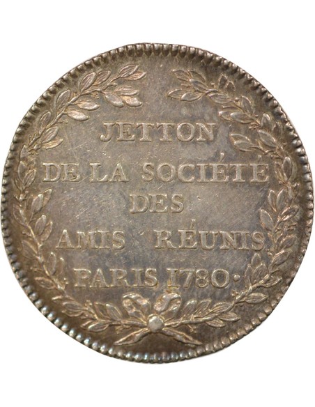 Franc Maçon 1 jeton Argent 1780