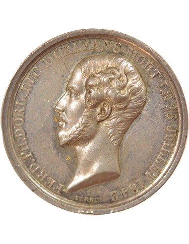 Louis-Philippe Ier Don 1 jeton Argent 1845