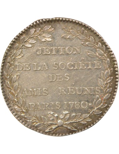 Franc Maçon 1 jeton Argent 1780