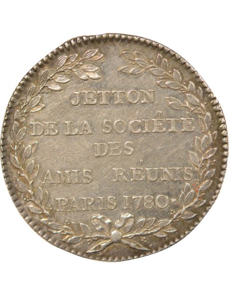 Franc Maçon 1 jeton Argent 1780