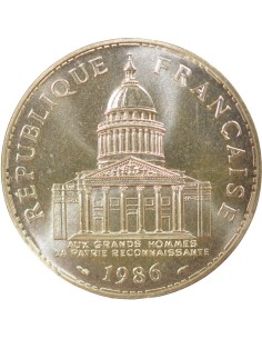 Panthéon 100 francs Argent 1986 Pessac 2