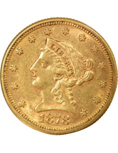 Etats Unis d'Amérique Liberty Head 2.5 dollars Or 1878 Philadelphie 2