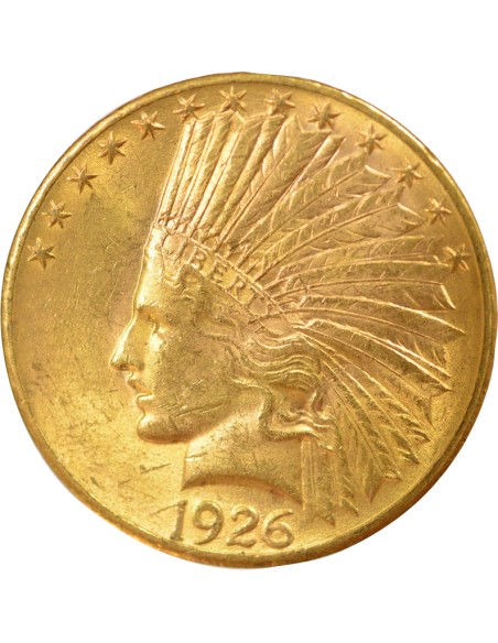 Etats Unis d'Amérique Tête d'Indien 10 dollars Or 1926 Philadelphie