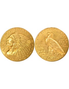 Etats Unis d'Amérique Tête d'Indien 2.5 dollars Or 1911 Philadelphie