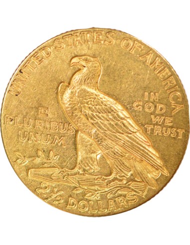Etats Unis d'Amérique Tête d'Indien 2.5 dollars Or 1911 Philadelphie
