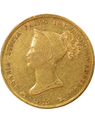 Duché de Parme et Plaisance Marie-Louise d'Etrurie 40 lire Or 1815
