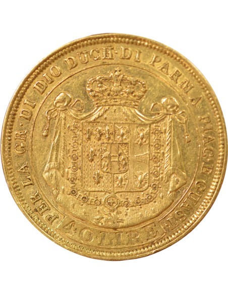 Duché de Parme et Plaisance Marie-Louise d'Etrurie 40 lire Or 1815