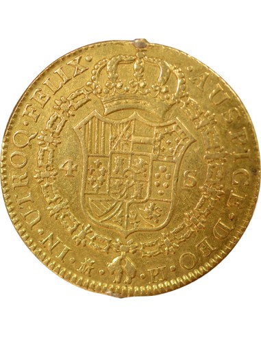 Espagne Charles III d'Espagne 4 escudos Or 1780/79 AI Madrid