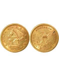 Etats Unis d'Amérique Liberty Head 2.5 dollars Or 1878 S San Francisco