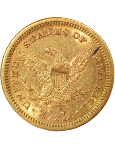 Etats Unis d'Amérique Liberty Head 2.5 dollars Or 1878 S San Francisco