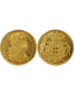 Brésil Jean VI du Portugal 6400 reis Or 1812 R Rio de Janeiro