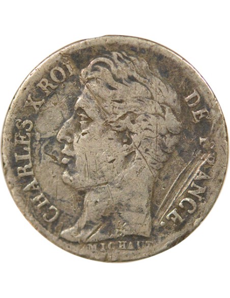 Charles X 1/2 franc Argent 1826 A - Paris
