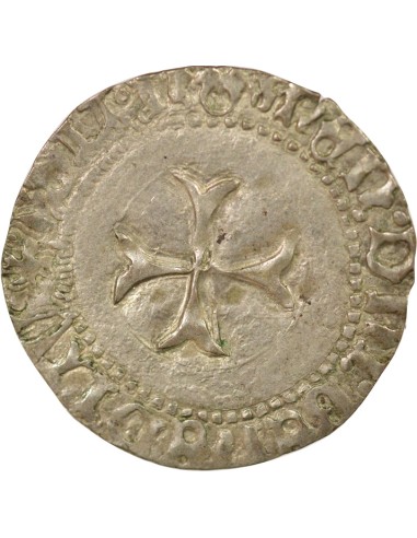 Duché de Bretagne François II de Bretagne A la Targe 1 blanc Billon 1458-1488 9 Rennes