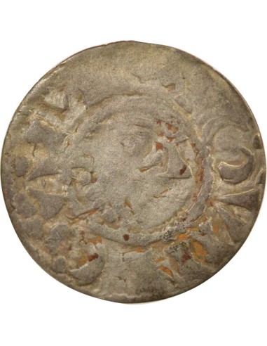 Duché de Bretagne Étienne I de Penthièvre Au nom d'Etienne I 1 denier Billon 1138-1184 Guingamp