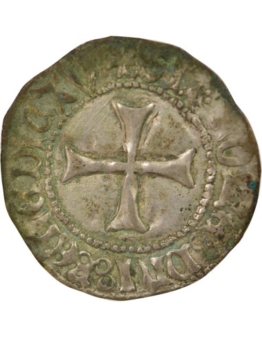 Duché de Bretagne François II de Bretagne A la Targe 1 blanc Billon 1458-1488 9 Rennes