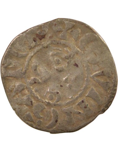 Duché de Bretagne Étienne I de Penthièvre au nom d'Etienne I 1 denier Billon 1138-1184 Guingamp