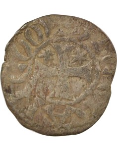 Duché de Bretagne Étienne I de Penthièvre Au nom d'Etienne I 1 denier Billon 1138-1184 Guingamp 2