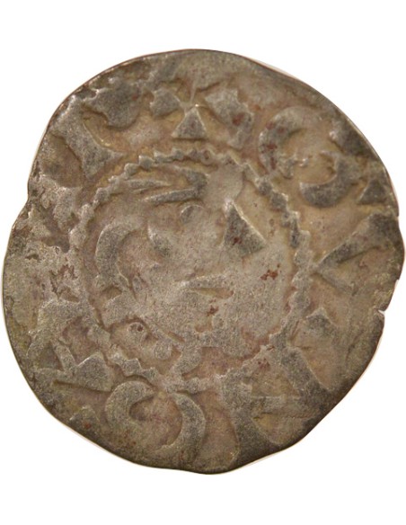Duché de Bretagne Étienne I de Penthièvre Au nom d'Etienne I 1 denier Billon 1138-1184 Guingamp