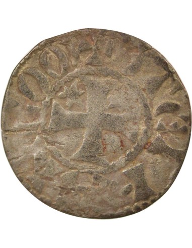 Duché de Bretagne Étienne I de Penthièvre Au nom d'Etienne I 1 denier Billon 1138-1184 Guingamp