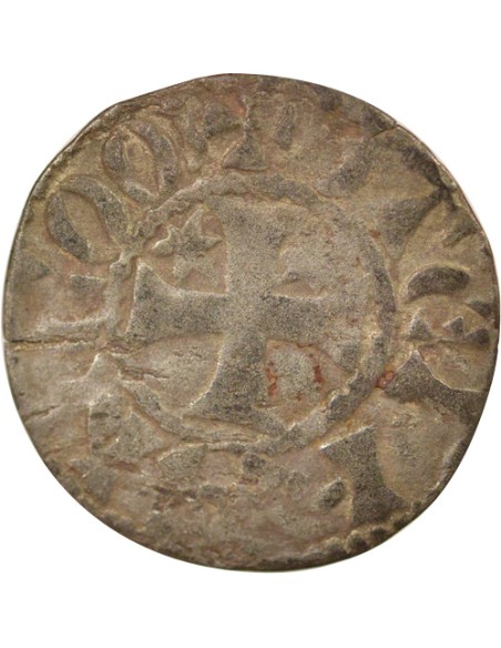 Duché de Bretagne Étienne I de Penthièvre Au nom d'Etienne I 1 denier Billon 1138-1184 Guingamp