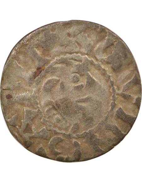 Duché de Bretagne Étienne I de Penthièvre Au nom d'Etienne I 1 denier Billon 1138-1184 Guingamp