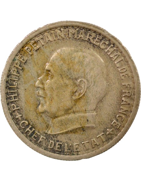Pétain Pétain 5 francs Cupronickel 1941 A Paris