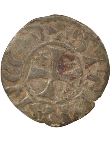Duché de Bretagne Étienne I de Penthièvre Au nom d'Etienne I 1 denier Billon 1138-1184 Guingamp