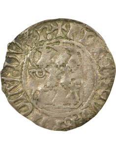 Duché de Bretagne François II de Bretagne A la Targe 1 blanc Billon 1458-1488 T Nantes 2