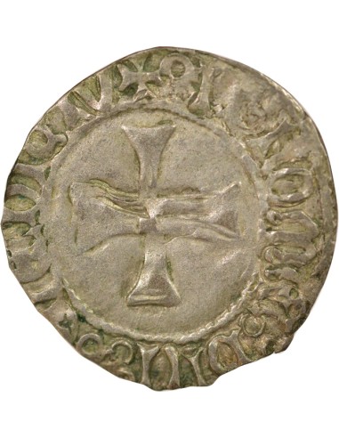 Duché de Bretagne François II de Bretagne A la Targe 1 blanc Billon 1458-1488 T Nantes