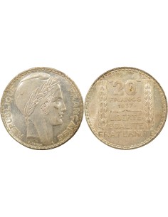 Turin 20 francs Argent 1937 A Paris