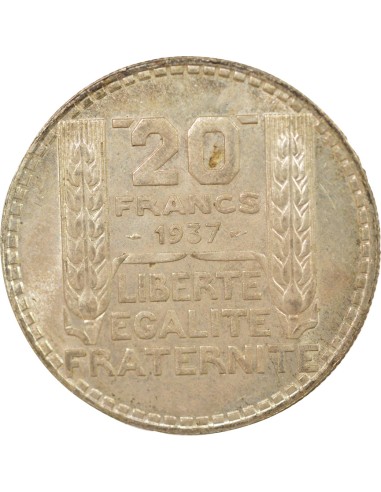Turin 20 francs Argent 1937 A Paris