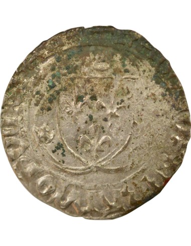 Charles VIII 1 blanc Billon 1488-1498 F Angers