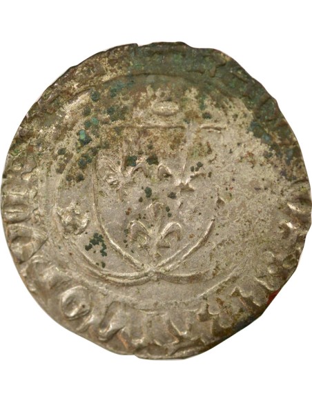 Charles VIII 1 blanc Billon 1488-1498 F Angers