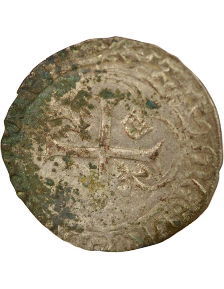 Charles VIII 1 blanc Billon 1488-1498 F Angers