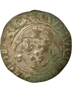 Louis XI A la Couronne 1 blanc Billon 1461-1483 M Toulouse 2