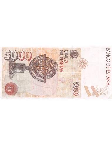 Espagne Christophe Colomb 5000 pesetas 1992