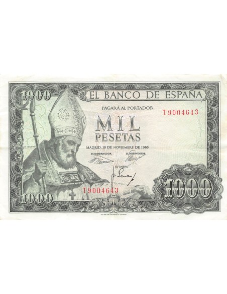 Espagne 1000 pesetas 1965