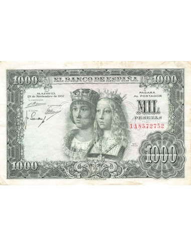 Espagne 1000 pesetas 1957