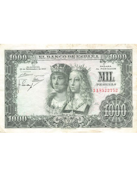 Espagne 1000 pesetas 1957