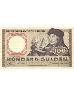 Pays-Bas Erasmus 100 gulden 1953