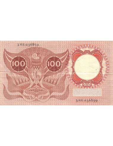 Pays-Bas Erasmus 100 gulden 1953