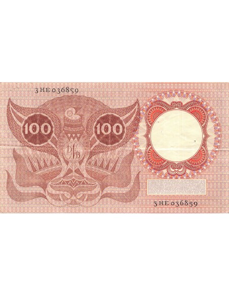 Pays-Bas Erasmus 100 gulden 1953