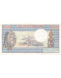 Gabon 1000 francs 1974-1978 2