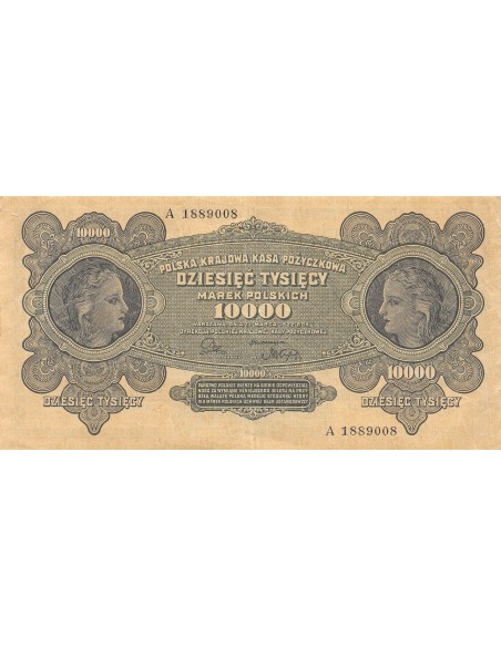 Pologne 10000 marek 11/03/1922